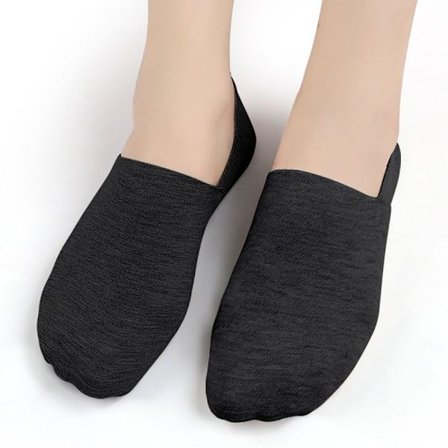 Damesokker Usynlige sokker SVART