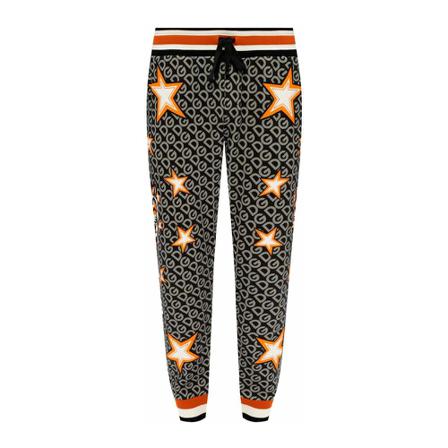 Dolce & Gabbana, Star Logo Track Pants Czarny, Mężczyzna, Rozmiar: M
