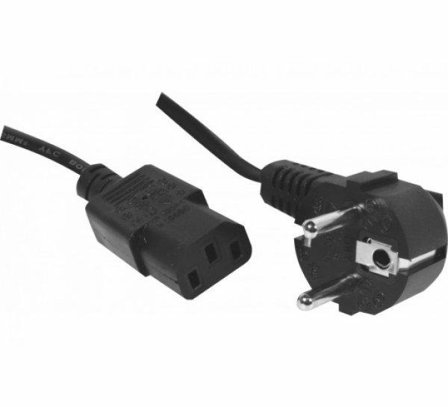 EXC | Powercord | CEE 7/7 - IEC C13 | 5m | Black