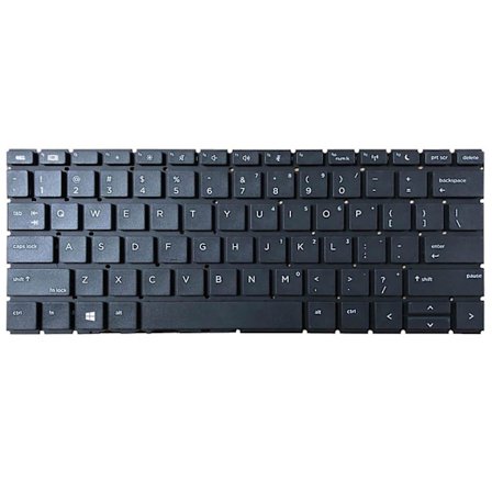 Svart kant-tastatur for HP Pro Book 430 G6 435 G6 bærbar PC