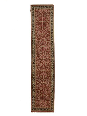 Hand Knotted Sarouk American Rug 78X360 Brown/Black