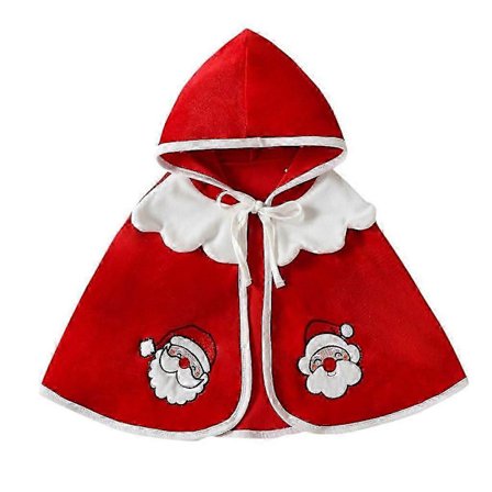 Julekappe sjal for barn, tegneserie snømann reinsdyrkappe, barneferiekostymekappe, julefest festivalantrekk