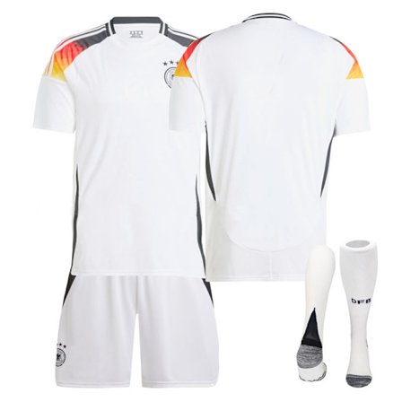 Tysklands landslagströja EM 2024 hem Kroos vuxen barn träningsdräkt herr- och damfotbollsuniform Plain board med strumpor(XXL,Plain board med strumpor