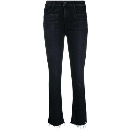 Mother, Slim-fit Jeans Zwart, Dames, Maat:W27