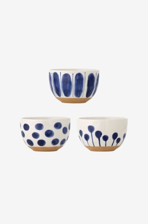 Bloomingville - Linora Skål - Blå - Skålar - Från Homeroom