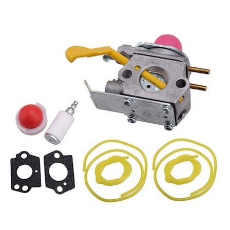 Carburetor with Gasket Kit Fits Jonsered Gt2124c Partner B250 Colibri Primer Bulb Fuel Filter Fuel Lines Trimmer Lawn Mower