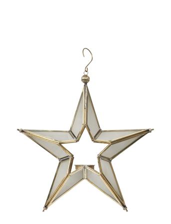 Auria Star H30 Cm. Home Decoration Christmas Decoration Christmas Accessories Guld Lene Bjerre