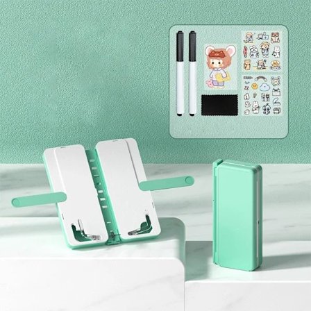 Etui för läsbokhylla GRÖN Grön