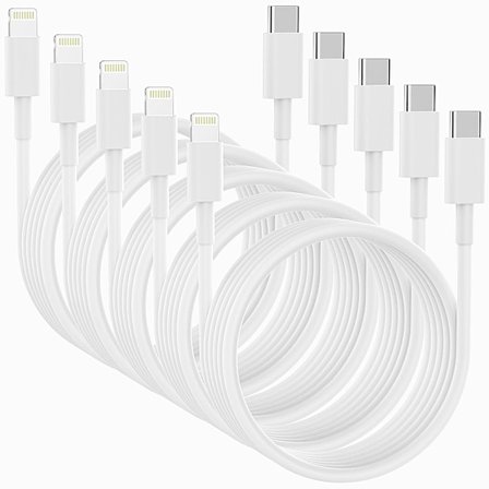 (10st) Iphone 12/13/14 PRO MAX Lightning kabel, USB-C till Lightning ( 1 Meter )