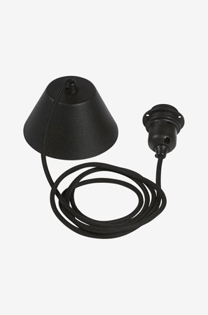 PR Home - Takupphänge textil 2,1m. Ojordad - Svart - Tillbehör - Från Homeroom