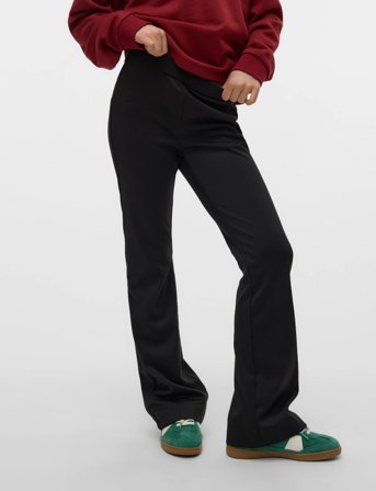 Vero Moda Girl Vmluccakamma Mw Flared Pant Girl Noos - Black - 152