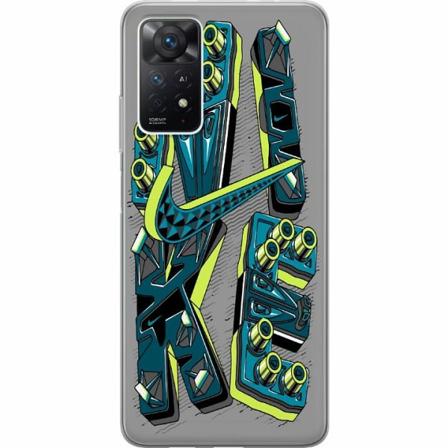 Xiaomi Redmi Note 11 Pro 5g Genomskinligt Skal Nike