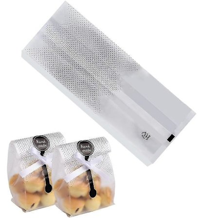 100 Pakke Kakeposer Gjennomsiktige Plast Godteposer Gaveposer For Mini Brød, Bundt Kake, Varm Kakao