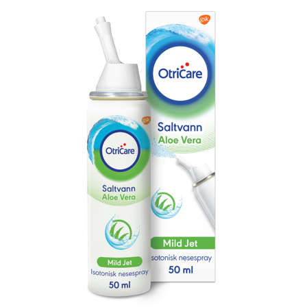 Otricare Saltvann Nesespray Aloe Vera, 50 ml