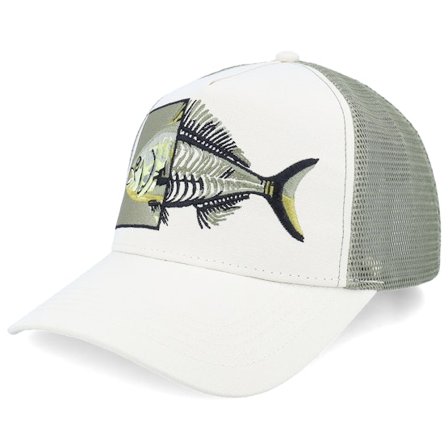 Upfront - Beige trucker Caps - Apollo Stone A-Frame Trucker @ Hatstore