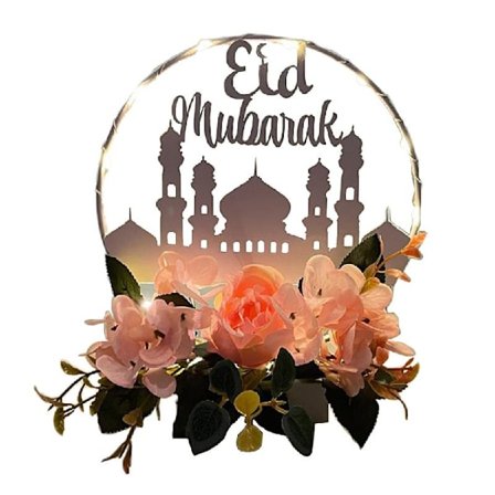 Eid Pöytäkoristeet LED-valoilla Ramadan Pöytäkoriste Eid Kukka Yövalo Sisustus Häihin Ramadan Juhlakoriste