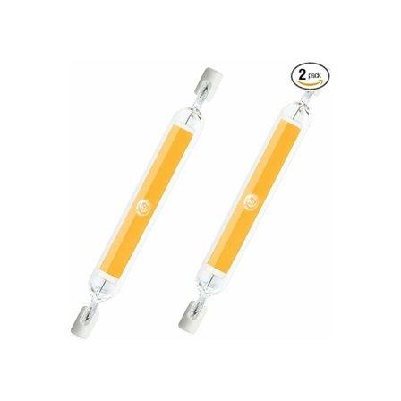 2 stk 78MM 5W 220V LED-lampe R7S Høy lysstyrke Dobbel ende COB G