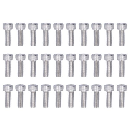 30 kpl M5x35mm A2 ruostumattomasta teräksestä valmistettu kuusiokoloruuvin sarja