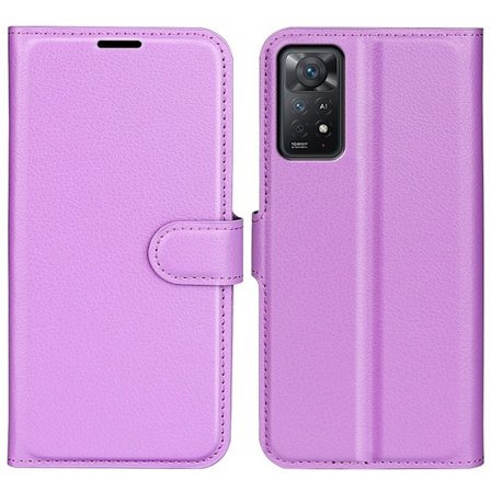 Classic Xiaomi Redmi Note 11S 5G / Xiaomi Redmi Note 11 Pro flip kuoret - Violetti