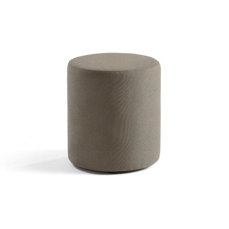 Siddeblok CASUAL, Ø 440 mm, stof CURA, taupe