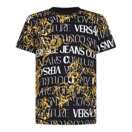 Versace Jeans Couture, T-Shirts Czarny, Mężczyzna, Rozmiar: S