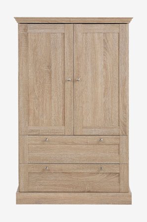 Loft24 - Highboard Binz 2 ovea/2 laatikkoa - Ruskea - Kaapit - - Homeroom