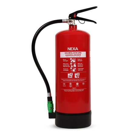 NEXA Brandsläckare 6L Skum PFAS-fri 21A - Lyreco - Skyddsutrustning - Brandsäkerhet - Brandsläckare