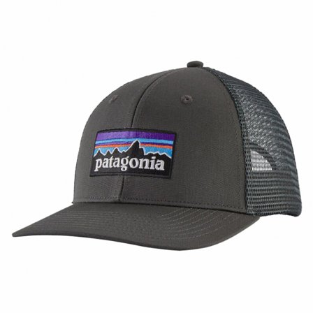 Patagonia P-6 Logo Trucker Hat Forge Grey