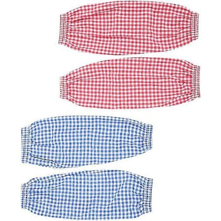 2 par flekkbestandige rutete ermer Armbeskyttere for menn Ermer for menn Malermer Kjøkkenarmer Rengjøringsarmer Armbeskytter