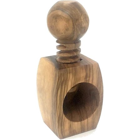 7x7cm Nøddeknuser i Oliventræ Håndlavet Mallorca