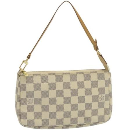Louis Vuitton Vintage, Pre-Owned Pocket Accessories Wit, Dames, Maat:ONE Size,leer