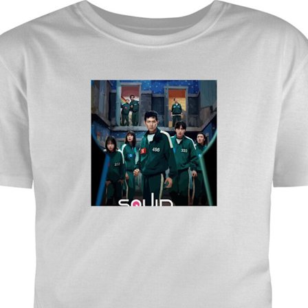 Barn T-skjorte Squid Game Säsong 3 Seriefigurer Populärt TV Serie Motiv