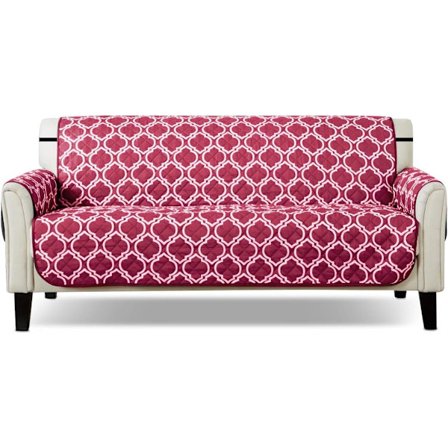 Viininpunainen sohvanpäällinen, liukumaton nojatuolinpäällinen, sohvasuoja, lemmikkieläin