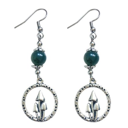 Örhängen Svamp Mossagat Mushroom Svampar Höst