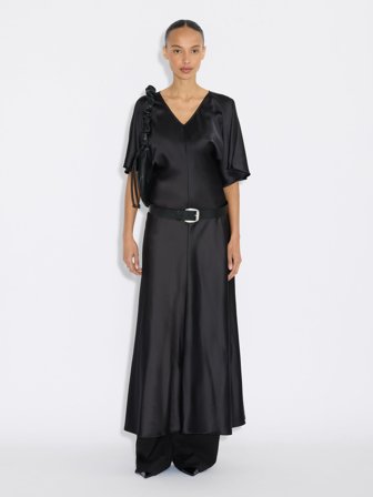 Holzweiler - Rakel Midi Dress - Black - Womens - 34