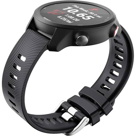 Garmin Forerunner 645 hihna / 245 hihna, 20 mm:n vaihtohihna pehmeästä silikonista Vivoactive 3 Music Vívomove HR Forerunner 645/245 Music -laitteille