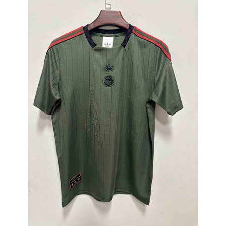 FC Bayern München Mörkgrön Retro Casual Spelar Fotbolls T-shirt S-3XL