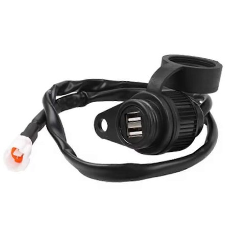 2025 Yamaha MT-09/MT-07/XSR700 Kompatibel Dobbel USB-Laderkontakt for Motorsykler