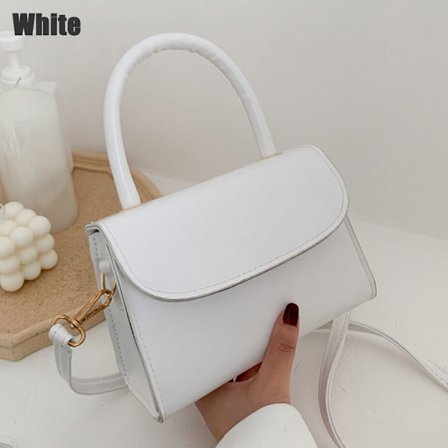 Mode Handväskor Dam Sling Bag Axelväska VIT white