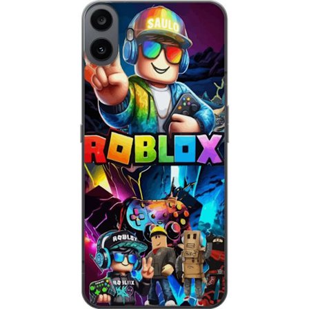 Kompatibelt Mobildeksel til Nothing Nothing CMF Phone 1 Roblox gaming design med fargerike avatar spillkontroll og karakterer, perfekt motiv for spill