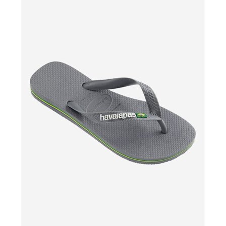 Havaianas Flip Flops Brazil Logo Grå 45/46