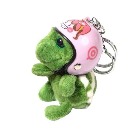 Green Turtle Keychain, Cute Turtle with Hat, Plush Keychain, Keyring, Turtle Keyring