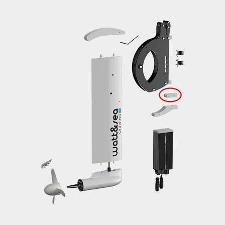 Górne okucie montażowe do hydrogeneratora Watt & Sea Top Gudgeon FS-03 - Jachtowa