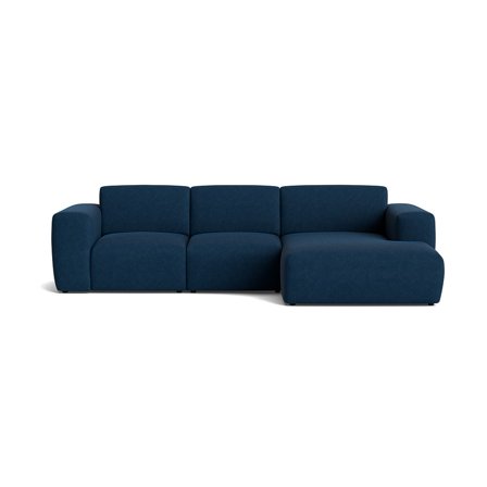 Aurelia chaiselong sofa, højrevendt - Aragon Blå - 295x160x78 - Sofa, chaiselong