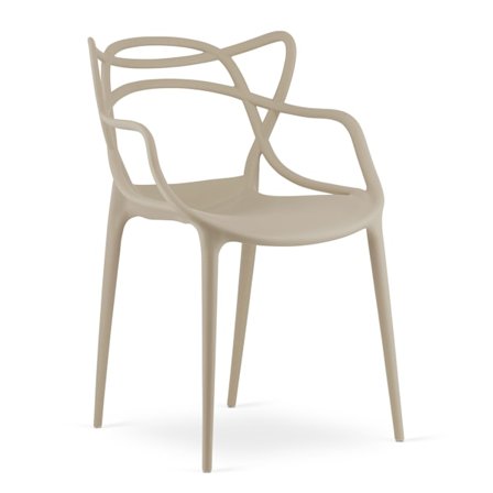 VALORA KATO Stol - Modern Ergonomisk Design i Beige x 1