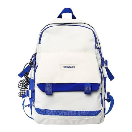 Suurikapasiteettinen yläasteen oppilaan reppu naisten korealainen versio Harajuku tyyli Ins reppu S(valkoinen)