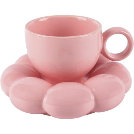 Keraaminen kahvimuki, Creative Cute Cup auringonkukkalasilla toimistoon ja kotiin, astianpesukoneen ja mikroaaltouunin kestävä, 6,5 unssia/200 ml Tea 