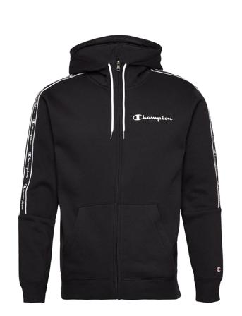 Hooded Full Zip Sweatshirt Huppari Musta Champion