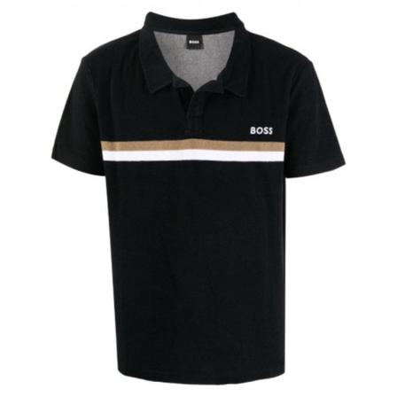 Hugo Boss, Polo Shirts Czarny, Mężczyzna, Rozmiar: XL