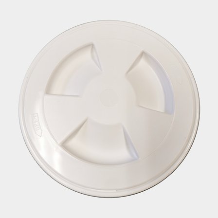 Inspektionslucka Nuova Rade Inspection Hatch, rund, Ø200/155 mm, med skruvlock, vit